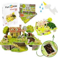 Puzzle 3D Mój Domek Z Żywą Rośliną Do Posiania Harmony House M-011