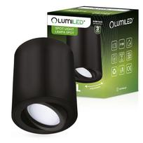 Surface-Mounted Halogen Spot Tube Movable Fixture Amat-L Gu10 Round Black 115Mm