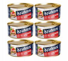 Luncheon Meat Krakus Szynka Konserwa Puszka 6X300G