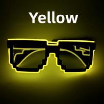 Led Light Glasses Party Props For Nightclub Events And Celebrations geltona