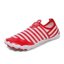 2026 Unisex Five-Finger Aquatic Shoes for Snorkeling, Kayaking, and Swimming - Breathable, Soft Sole 44 raudona
