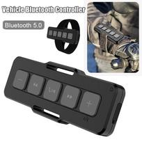 Wireless Bluetooth Motorcycle Bike Remote Controller Waterproof Bike Handlebar Media Controller Music Player For Car