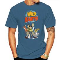 Wild Kratts Vaikų Marškinėliai Senovinio Stiliaus Nauji Unisex Pavasaris Vasara Suknelė Trumpomis Rankovėmis Laisvalaikio 4XL