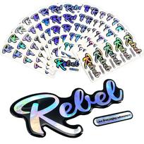 Rebel LOGO Motorcycle Stickers Side Strip Bike Helmet Sticker on Car Styling Vinyl Decal For HONDA YAMAHA KAWASAKI juoda
