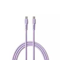 Colorum CK60-CC-09 data transfer and charging cable | USB-C to USB-C | 15W | 1.8m | purple