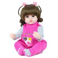 42 cm imituota Reborn Doll Emaline Kūno lėlė Lėlė Vaikų gimtadienio dovana mergaitėms žaislas