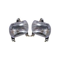 APSMOTIV Traktoriaus Žibintų Priekinių Žibintų Rinkinys su 12v Lemputėmis Tinka Ford Traktoriams New Holland Traktoriui TD60 TD70 TD80 TD90 TD95 gryna