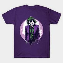 Men Black Print T-shirt Joker No-Cut Transfer Paper Print Cotton Tshirt 3XL violetinė