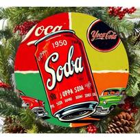 Vintage Coca Cola Metal Tin Wall Sign Retro Americana Garage Man Cave Bar Decor 20x20