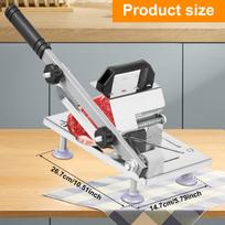 Manual Meat Slicer Mutton Roll Slicer Frozen Meat Processor Cutting Machine Beef Cutter Fruit Meat Food Slicer Kitchen Accessory
