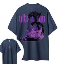 Dragon Ball Vegeta SelfAspiration Short Sleeve Mens and Womens Same Comfortable Short Sleeve Couples Casual Short Sleeve Pop S