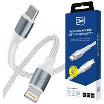3MK Kabel  Hyper Cable N-SERIES USB-C do   Lightning 1m 9V/3A 27W biały