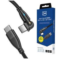 3MK Hyper Cable N-SERIES USB-C to USB-C, 1m, 20V/5A 100W, black