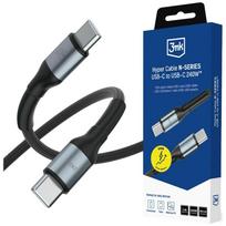 3MK Kabel  Hyper Cable N-SERIES USB-C do   USB-C 1m 48V/5A 240W czarny