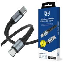 3MK Kabel  Hyper Cable N-SERIES USB-C do   USB-C 3m 48V/5A 240W czarny