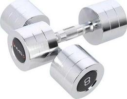 HMS Chrome-plated dumbbell CHD08 2 x 8 kg
