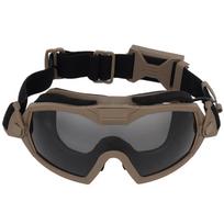 Outside Sports Glasses with Micro Fan Airsoft Paintball Goggles Scratch-resistant Vision Protection Safety Eyewear for Hunting Li Practical Use chaki