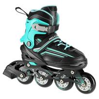 NILS eXtreme NH18190 2-IN-1 SKATES BLACK/BLUE SIZE M (34-38) WITH INTE