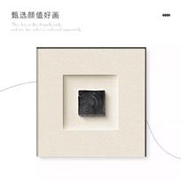 European-style Minimalist  Wall Art Living Room Decoration Vertical Decor Dining Room Foyer Irregular Wall Art Home Decoration 20X20 CM