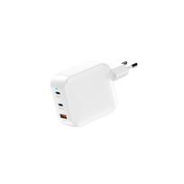 FoneKit GaN PD 100W wall charger, USB-C + USB-C + USB-A, white