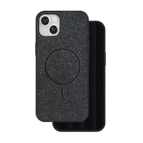 TFO Glitter Thin Mag phone case with MagSafe support for iPhone 13, black