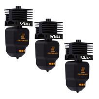 3 Pcs Hotend Set Replacement for Bambu Lab P2S H2D H2S H2C 3D Printer 0.2mm 0.4mm 0.6mm Nozzle Hotend and Silicone