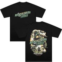 The Mandalorian and Grogu T-shirts Science Fiction Film Fans Gift Tee Summer Comfortable Cotton Clothing Unisex Soft Tops XS juoda