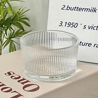 Ins stiliaus stiklinis puodelis - Aukštos kokybės ledų, jogurto, desertų ir pudingo dubenėlis moterims - Puikiai tinka vasarai ir namų naudojimui 200ml