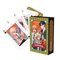 Anime Poker Chainsaw Man Game Cards Pochita Denji Cosplay Hardcover Collection Gift