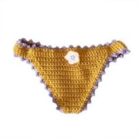 Creative Triangle Panty Bookmark Cute Knitted Page Marker for Book Journals Handmade Funny DIY Reading Accessory Unique Gift for Book Lovers 23cm