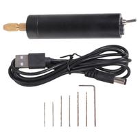 Electric Handheld Drill Portable Electric Drill Rotary Tool Accessory Kit for Polishing Sanding Engraving DIY Craft juoda