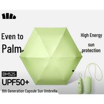 Beneunder BM525 UV Protection Capsule Folding Umbrella meliono žalios spalvos