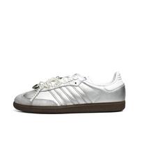 Adidas Originals SAMBA OG Moonlight Ballet Large Pearl Lightweight Breathable Low top Skateboard Shoes Unisex Silver B75806(Team920-) 38