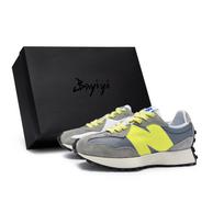 New Balance NB 327 Cushioning Slip Resistant Breathable Cushioning Slip Resistant Breathable Low top Running Shoes MS327LAB(Team80-S-BOX) 39.5
