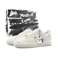 Nike Air Force 1 Žirgo Metų Air Force, Žalias Bėgantis Arklys, Specialus Kvėpuojantis Žemakulnis Parduotuvės Maišelis Riedlentės Batai IQ1119-011(Team1800-SBOX) 42.5