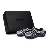Adidas XLG MTW Atsparūs trinčiai Žemi Bėgimo Bateliai Unisex Juodi Pilki JR5383(Team80-S-BOX) 36⅔