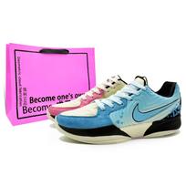 Nike Ja Morant 2 Abrasion Resistant Low top Basketball Shoes Men's Blue Pink FD7327-100(Team1284- S) 39