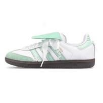Adidas Originals SAMBA OG Abrasion Resistant Low top German Army Trainers Unisex White Green IG1024(Team1311-) 42