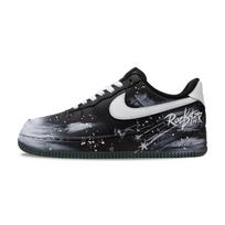 Nike Air Force 1 Pulse Galaxy Neslystantys Atsparūs dilimui Žemi Kateboardo Batai Unisex Juodi Balti FJ4146-001(Team28-) 39