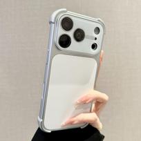 17-Window iPhone 16 Pro Case: Apple 17 Pro Max-Compatible with Instant Skin Transformation iPhone 16 matinė balta spalva