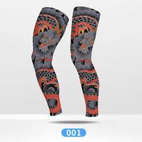 1Pair Elastic Leg Compression Sleeves Non-slip Knee Protection Pads Unisex Running Leg Cover  Summer 01