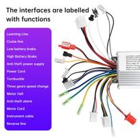 36/48V 350W E-bike controller 350W Brushless DC Motor Controller Speed Control for Electric Bicycle Electric Scooter Accessories China Mainland
