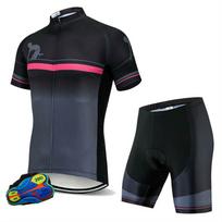 2026 Best Seller Bicycle Suits Men's Bike Uniform Breathable Cycling Jerseys Sportswear Short Sleeve Bike Uniform with Pocket XS