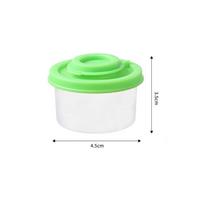 New Kitchen Salt and Pepper Spice Shaker Plastic Mini Spice Container Insect-proof Dustproof Seasoning Tools Salt Pepper Sugar žalia