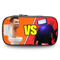 Stylish Skibidi Toilet Pencil Pouch High-quality Polyester Unisex For Students MTR 2