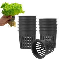 Hydroponics Mesh Net Pot for Nursery and Garden Plants Plastic Basket with Mesh Structure to Prevent Root Rot and Enhance Growth