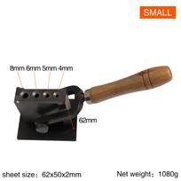 Ketaus liejimo ingoto forma papuošalų gamybai, 0,25–5 kg įvairių dydžių lydymo įrankis auksui, sidabrui, vario žalvariui S black