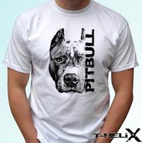 Pitbull head - dog kids boys T-Shirt pit bull top tee design - s s kids baby 110
