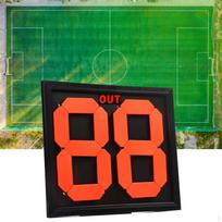Portable Football Soccer Manual Substitution Board Card Durable Easily Operate Practical Bright
