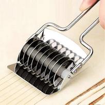 2 Pack Manual Pasta Machine, Stainless Steel Pastry Wheel Roller Noodle Dough Cutter Pizza Roller Cake Scraper For Making Noodles Pasta Spaghetti Roll